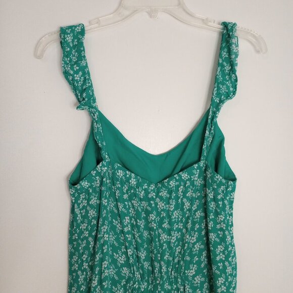 The Nines by Hatch Green Floral Maternity Jumpsuit - Picture 5 of 9